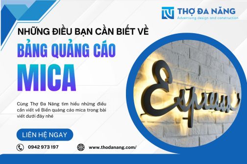 những điều bạn cần biết về bảng quảng cáo mica